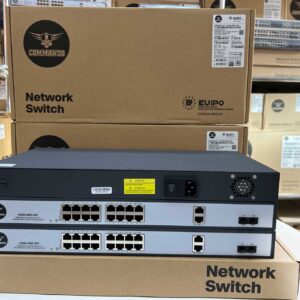 COMMANDO Scout E1000 16GE Full PoE/PoE+, 2GE+2SFP Uplinks, 260W, Unmanaged Switch